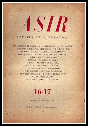 Revista Asir - Números 16 y 17, 18, 19 y 20 - 21 (4 volúmenes) Octubre 1949 - Junio 1950.