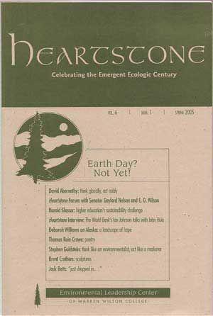 Immagine del venditore per Heartstone: Celebrating the Emergent Ecologic Century, Spring 2005 (Vol. 6, Num. 1) venduto da Cat's Cradle Books