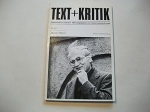 Bild des Verkufers fr Text + Kritik. Zeitschrift fr Literatur. zum Verkauf von Ottmar Mller