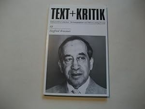 Imagen del vendedor de Text + Kritik. Zeitschrift fr Literatur. a la venta por Ottmar Mller