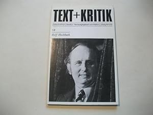 Bild des Verkufers fr Text + Kritik. Zeitschrift fr Literatur. zum Verkauf von Ottmar Mller