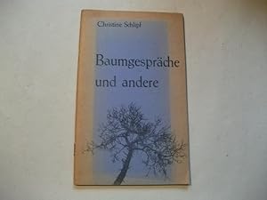 Imagen del vendedor de Baumgesprche und andere. a la venta por Ottmar Mller