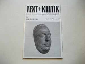 Imagen del vendedor de Text + Kritik. Zeitschrift fr Literatur. a la venta por Ottmar Mller