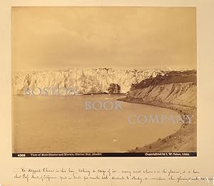 PHOTOGRAPH: VIEW OF MUIR GLACIER AND MORAIN, GLACIER BAY ALASKA