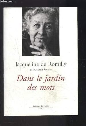 Image du vendeur pour DANS LE JARDIN DES MOTS mis en vente par Le-Livre