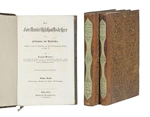 Seller image for Die Forstwirthschaftslehre fr Forstmnner und Waldbesitzer, welchen es um die Erhaltung und beste Benutzung der Wlder zu thun ist. 2. verb. Auflage. 2 Bnde. for sale by Versandantiquariat Wolfgang Friebes