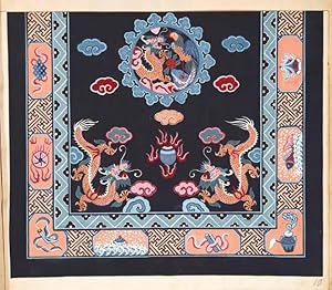 Seller image for Chinese carpet workshop pattern book for sale by Hnersdorff Rare Books ABA ILAB