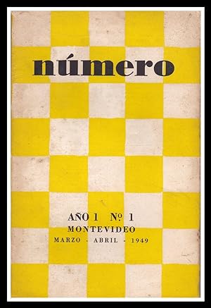 NUMERO. Revista Literaria. Montevideo - Año 1 - N° 1, 2, 3, 4 y 5. (5 Volúmenes)