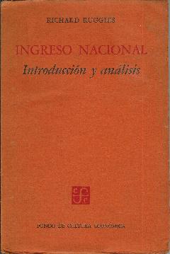 Seller image for Ingreso nacional. Introduccin y anlisis for sale by Rincn de Lectura