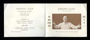 Seller image for Joseph Hay 'Uncle Joe' The Community Entertainer for sale by Little Stour Books PBFA Member