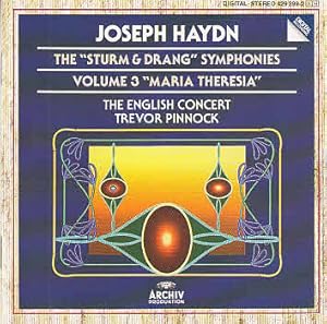 Joseph Haydn : Die Sturm und Drang-Symphonien: "Maria Theresia" Symphony no. 41 in C major / Symp...