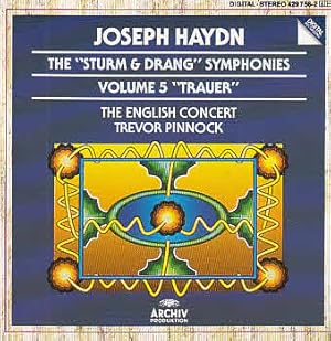 Joseph Haydn : Symphonies Sturm & Drang, "Trauer" Volume 5 Symphony no. 42 in D major / Symphony ...