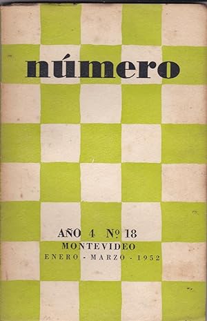 NUMERO. Revista Literaria. Montevideo - Año 4 - N° 18, 20 y 21. (3 Volúmenes)