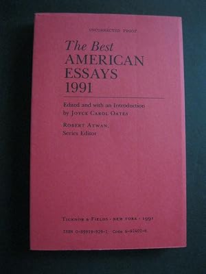 THE BEST AMERICAN ESSAYS 1991