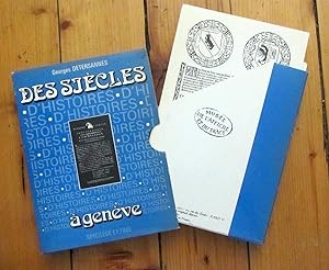 Seller image for Des sicles d'histoire  Genve. for sale by La Bergerie