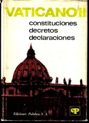 VATICANO II Constituciones Decretos Declaraciones