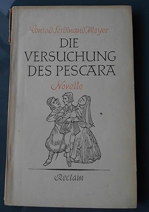 Imagen del vendedor de Die Versuchung des Pescara: Novelle a la venta por Buchstube Tiffany