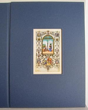 Stundenbuch des Lorenzo dei Medici - Faksimiliertes Einzelblatt in Passepartout mit Handvergoldung
