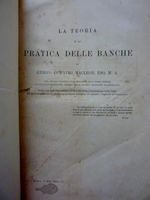 LA TEORIA E LA PRATICA DELLE BANCHE