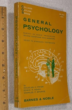 Seller image for General Psychology; Survey of Basic Principles Review Questions and Answers for sale by Dilly Dally