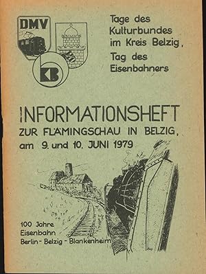 Imagen del vendedor de Informationsheft zur Flmingschau in Belzig, am 9. und 10. Juni 1979, a la venta por Antiquariat Kastanienhof