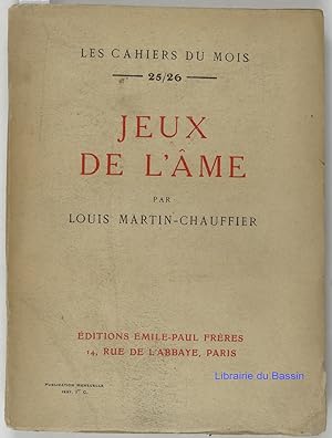 Seller image for Jeux de l'me for sale by Librairie du Bassin