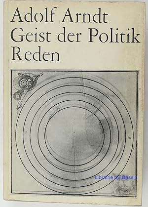 Imagen del vendedor de Geist der Politik a la venta por Librairie du Bassin