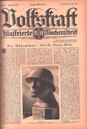 VOLKSKRAFT. Illustrierte Wochenschrift, ab Heft 13: Zeitschrift mit Bildern. Jg. 1919. 12 (von 19...