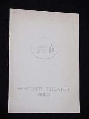 Bild des Verkufers fr Programmheft 175 Schiller-Theater Berlin 1965/ 66. FAUST II von Goethe. Insz.: Ernst Schrder, dramaturgische Beratung: Hans Mayer, Bhnenbild: Bernhard Heiliger, Figurinen: Alexander Camaro. Mit Helmut Wildt (Faust), Ernst Schrder (Mephisto), Edith Schneider (Helena), Jrgen Thormann, Friedrich W. Baumschulte, Ursula Diestel zum Verkauf von Fast alles Theater! Antiquariat fr die darstellenden Knste