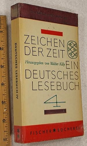 Seller image for Zeichen der Zeit, ein Deutsches Lesebuch, 4 for sale by Dilly Dally