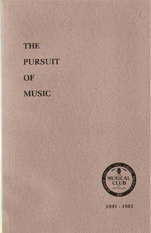 Pursuing a proud musical past and a promising future: A ninety year history [The pursuit of music]
