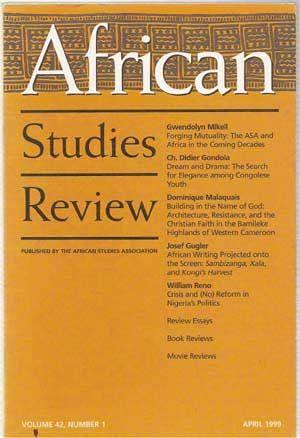 Seller image for African Studies Review, Volume 42, Number 1 (April 1999) for sale by Cat's Cradle Books