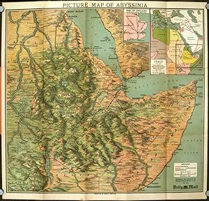 Daily Mail Picture Map of Abyssinia.