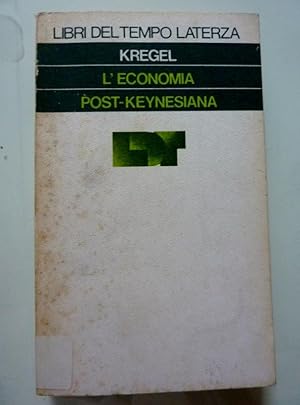 Bild des Verkufers fr Libri del Tempo Laterza, 146 - L' ECONOMIA POST KEYNESIANA zum Verkauf von Historia, Regnum et Nobilia