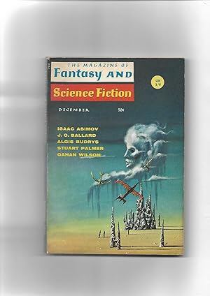 Imagen del vendedor de The Magazine of Fantasy and Science Fiction. December 1967. Includes The Cloud-Sculptors of Coral D by J. G. Ballard a la venta por SAVERY BOOKS