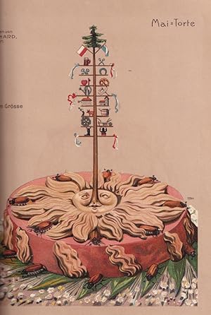 Bild des Verkufers fr Neues illustrirtes Conditoreibuch. Ein praktisches Lehr- und Handbuch fr Conditoren, Fein- und Pastetenbcker, Lebkchner, Chocolade- und Liqueurfabrikanten, Kche, Gasthofbesitzer, sowie auch fr jede Hausfrau. AUSGABE A mit 68 Tafeln in Buntdruck. 7. vermehrte Aufl. Neubearbeitet von Max Bernhard. zum Verkauf von Antiquariat Reinhold Pabel