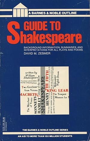 Seller image for Guide to Shakespeare for sale by Kenneth A. Himber