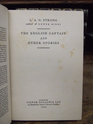 Seller image for The English Captain and Other Stories for sale by Kennys Bookstore