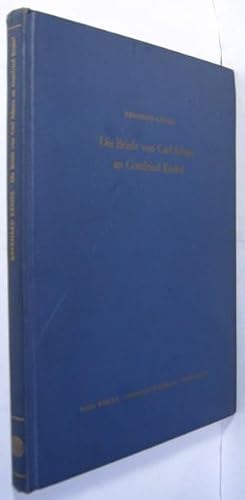 Seller image for Die Briefe von Carl Schurz an Gottfried Kinkel. for sale by Rotes Antiquariat