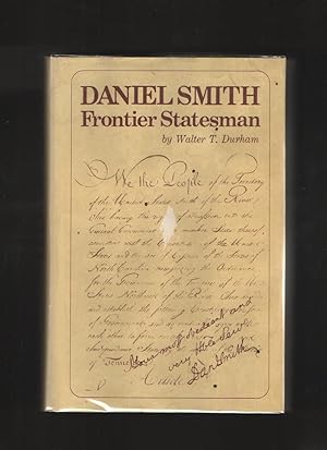 Imagen del vendedor de Daniel Smith Frontier statesman a la venta por Elder's Bookstore