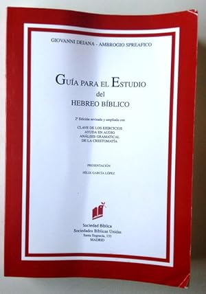 Seller image for Gua para el estudio del hebreo bblico for sale by Librera Salvalibros Express