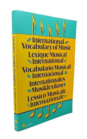 Seller image for INTERNATIONAL VOCABULARY OF MUSIC Everyday Handbook for sale by Rare Book Cellar