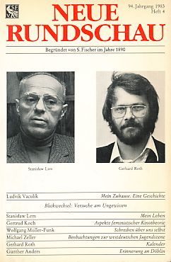 Seller image for Neue Rundschau. Band 4, 1983. for sale by Fundus-Online GbR Borkert Schwarz Zerfa