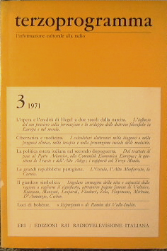 L'opera e l'eredità di Hegel a due secoli dalla nascita - Cibernetica e Medicina - La politica es...