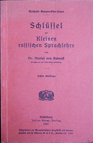 Schlüssel zur kleinen russischen Sprachlehre.