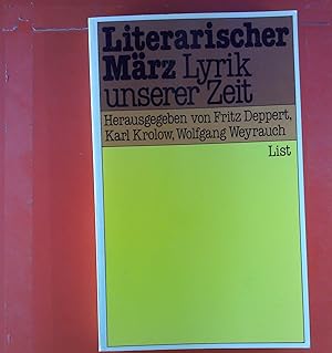 Imagen del vendedor de Literarischer Mrz. Lyrik unserer Zeit a la venta por biblion2
