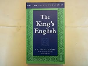 Seller image for The King's English. Third Edition. for sale by Carmarthenshire Rare Books