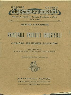 Immagine del venditore per Principali prodotti industriali venduto da Librodifaccia