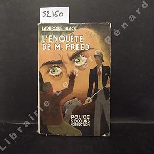 Imagen del vendedor de L'Enqute de M. Preed a la venta por Librairie-Bouquinerie Le Pre Pnard