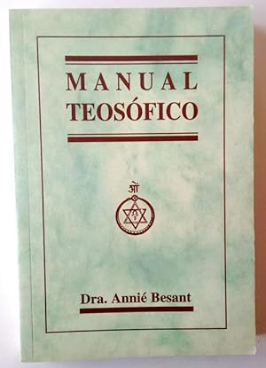 Seller image for Manual teosfico for sale by Librera Salvalibros Express